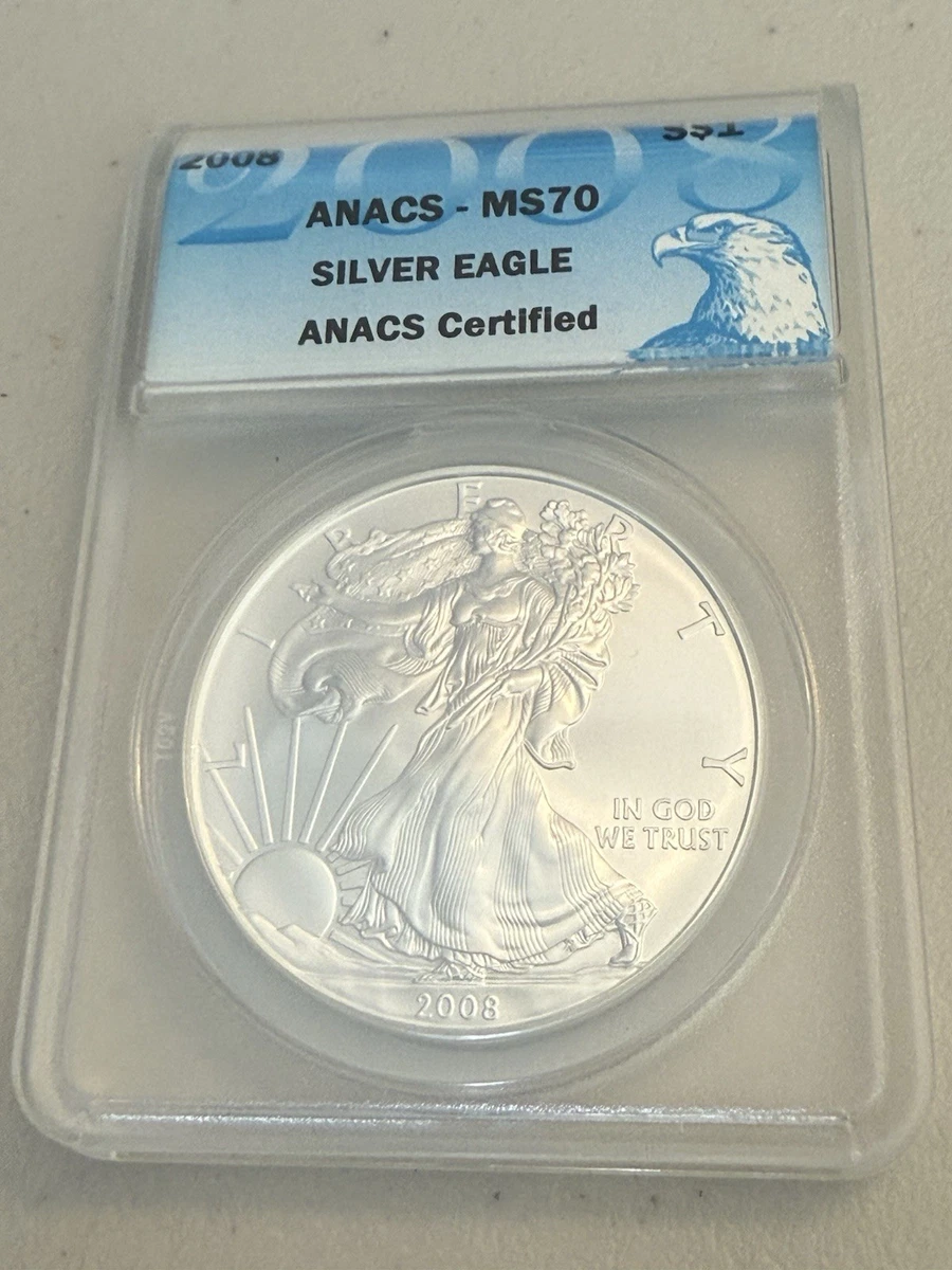 American Eagle ANACS 2008 Silver Bullion Coins for sale | eBay