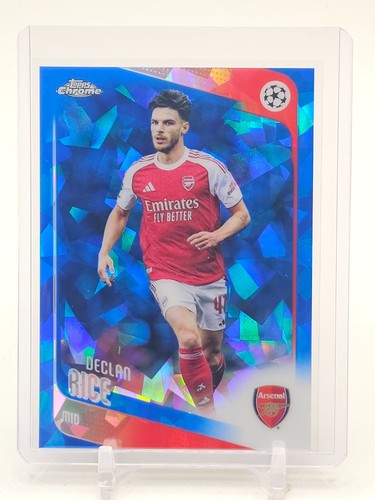 DECLAN RICE 2025-26 TOPPS CHROME SAPPHIRE UEFA CLUB COMPETITIONS #164 Q2045