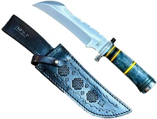 IMPACT CUTLERY Custom Made 13" Fixed Blade Combat Knife Handmade Dagger Knives