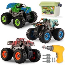 Trovogil Take Apart Monster Truck Toys for Kids 3 4 5 6 7 8 Year Old Boys, ST...