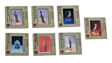 Lot of 7 Vintage 35mm Slides – Ancient Egyptian Bronze Statuettes, Gods & Sacred