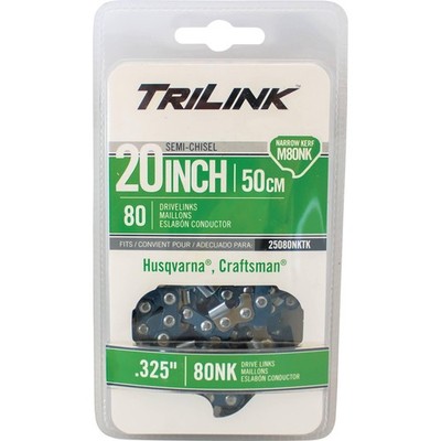 Chain Pre-Cut Loop 80 Dl .325'', .050'', Semi-Chisel Standard Narrow Kerf