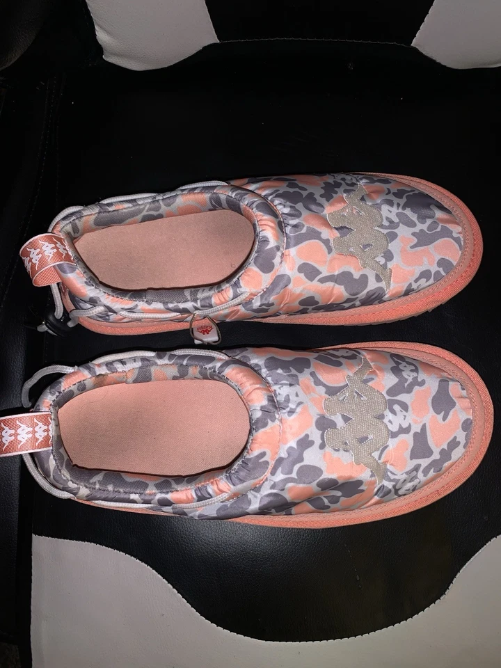 Zapatillas unisex Kappa talla 9 rosa camuflaje sin cordones Foto 3 de 4