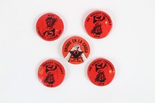 1970's United Farm Workers UFW Boycott Grapes Pinback Buttons