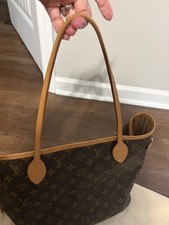 Louis Vuitton Neverfull Tote MM Brown Canvas Monogogram