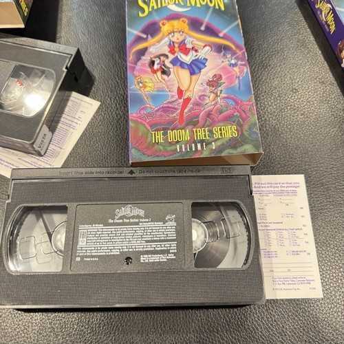 5x SAILOR MOON VHS The Doom Tree Series Box & Good Bad Queen * Engl Dub VTG 1995 - Picture 5 of 8