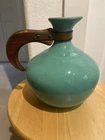 BAUER PITCHER AQUA BLUE LOS ANGELES CALIFORNIA VINTAGE NICE!