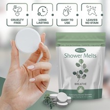 Shower Steamers 10-pk with Essential Oil Aromatherapy to Breathe Clear, Long Las