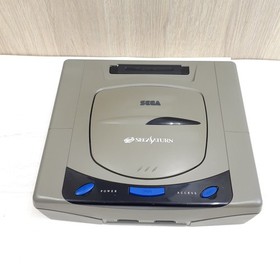 Sega Saturn Console bundle 2 Virtua Gun 2 Controllers &5 games tested Japan Gray