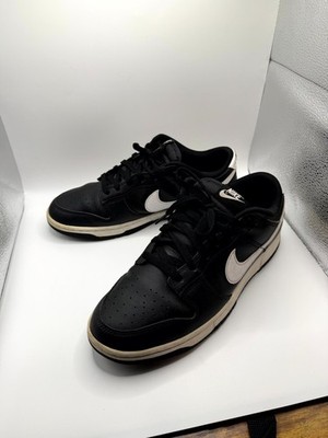 Nike Dunk Low Black Panda 2.0 DV0831-002 Men 10 Basketball Shoes Leather Sneaker