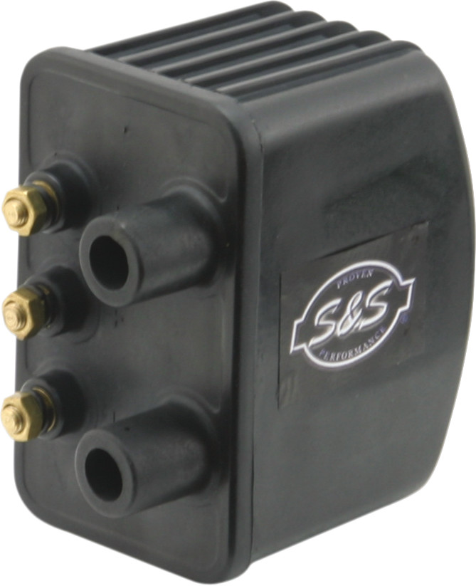 S&S CYCLE - Single-Fire Ignition Coil for Harley-Davidson Black | 55-1571