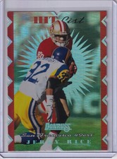1996 JERRY RICE DONRUSS FOOTBALL HIT LIST #17 /10000 49ERS