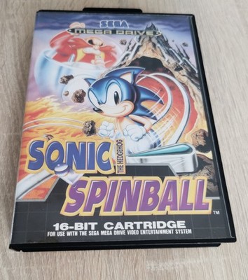 Sega Mega Drive SPIEL  SONIC SPINBALL MIT POSTER uvm