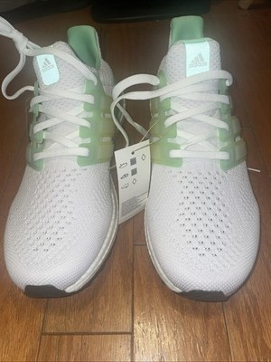 Adidas Ultra Boost DNA 5.0 White Neon Lime Green sz 10 Beam Green Sprite Nmd Yzy