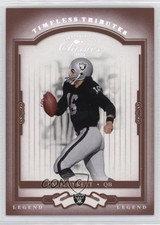 2004 Donruss Classics Legend Timeless Tributes Red 15/100 Jim Plunkett #121 03rx