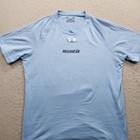 HoganLax Men's Lacrosse Athletic Shirt Size Medium Blue Graphic Summer Lax