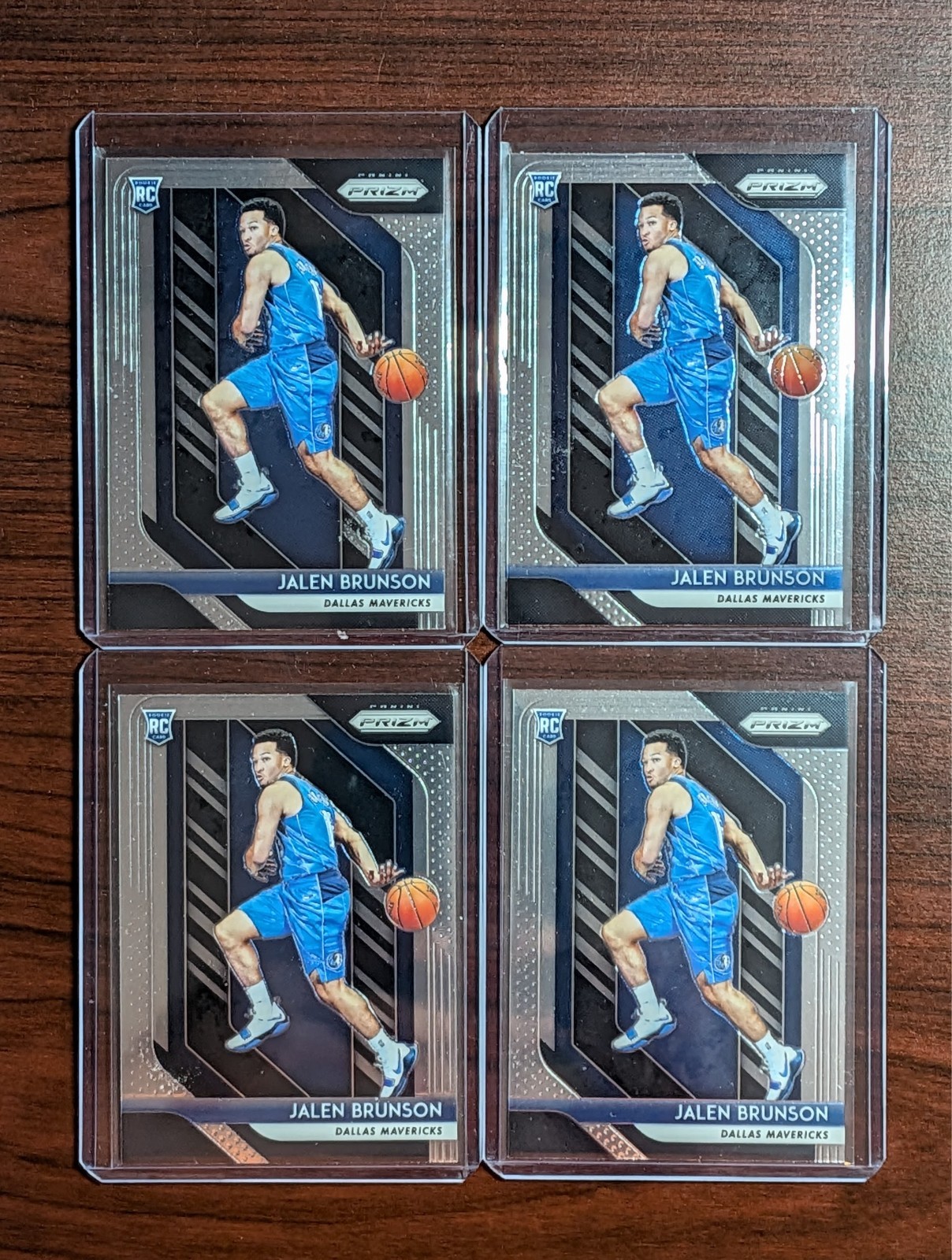 2018-19 Panini Prizm #250 Jalen Brunson Rookie RC Lot x4
