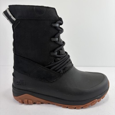 The North Face Yukiona Mid Waterproof Leather Boots Black NF0A3K3B Womens 7 $159