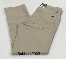 Jachs New York Men  s Straight Fit Flex Waistband 5-Pocket Pants, Tan, Size 32X32