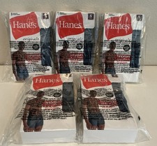 5 Packs Men's Hanes Originals 3 Pack Tagless SuperSoft Boxer Briefs Size S