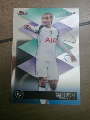 Xavi Simons 2025-26 Finest UCC RARE #581