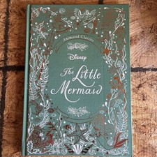 Animated Classics Disney The Little Mermaid Story Book Metallic Hard Cover