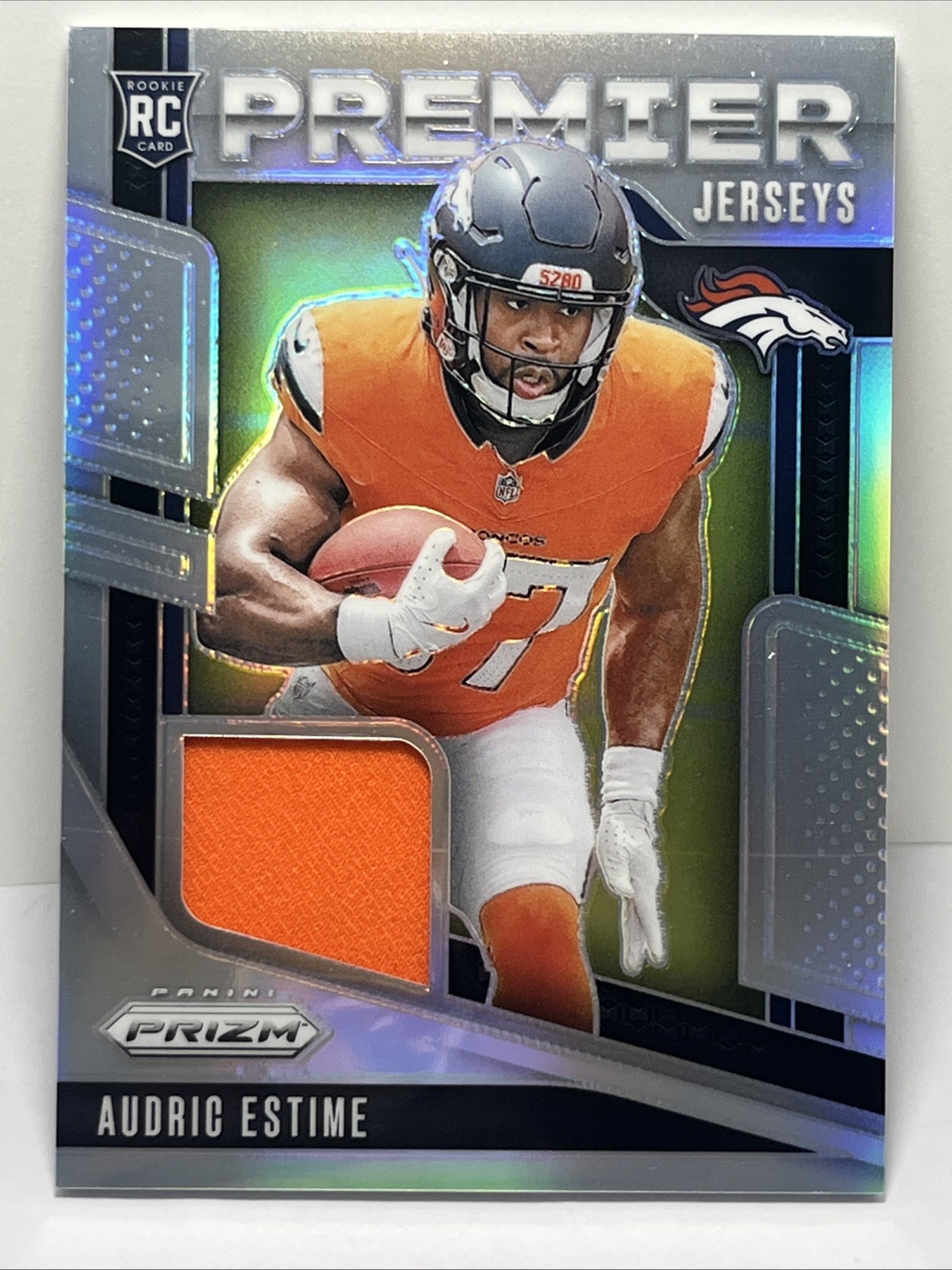 2024 Panini Prizm - Premier Jerseys Audric Estime #PJ-AEE (MEM, RC)