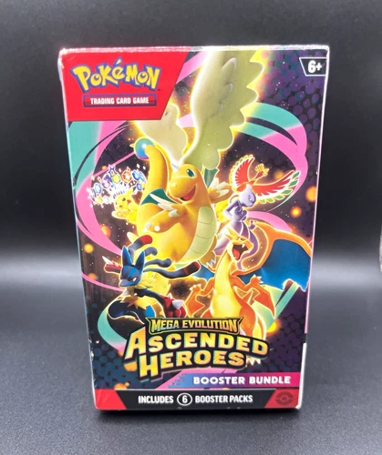 Resealed Pokémon Ascended Heroes Booster Bundle Box and packs  Resealed