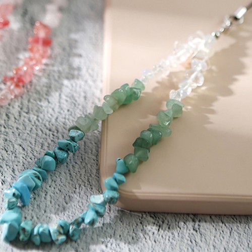 2 Pcs Kristall -Edelstein -Schlüsselkette Dekoratives Telefon Lanyard - 第 5/12 張圖片