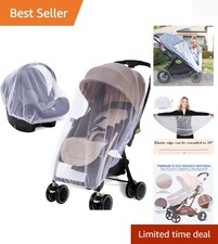 Mosquito Net for Stroller 2Pack - Protective Baby Stroller Mosquito Net - Per...