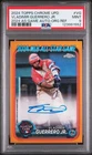 2024 TOPPS CHROME UPDATE ORANGE REFRACTOR #VG VLADIMIR GUERRERO JR. 24/25 PSA 9