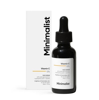 Minimalist 10% Vitamin C Face Serum Brightening Skin 30ml