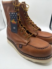 THOROGOOD AMERICAN HERITAGE 8" TOBACCO STEEL  TOE BOOTS FOR MEN Size 10D (dd333)