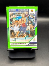 2024-25 Donruss Euroleague JUAN CARLOS NAVARRO Legends Neon Green Flood /25 #167