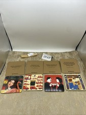 4 New Mid-Century Modern Nespresso Limited Edition Coasters NIB