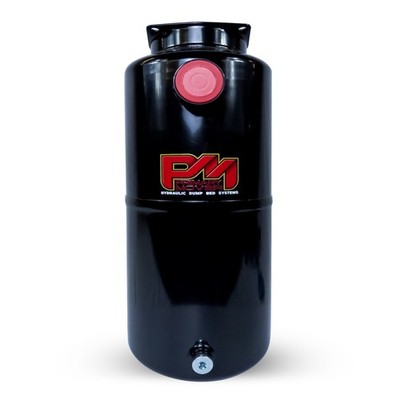 Hydraulic Power Unit Replacement Reservoir 8 Quart Steel Round