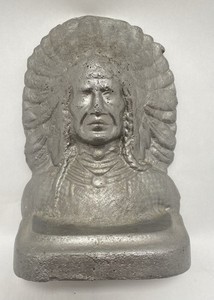 Indian Chief Bookends | eBay