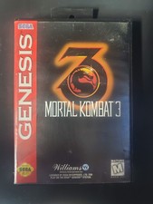 Mortal Kombat 3 Sega Genesis (1995) GAME CART+ Box + Case NO MANUAL