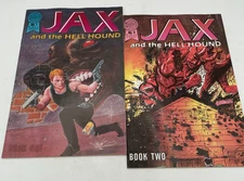 Jax and the Hellhound Run #1-2 Vintage 1986 Blackthorne Publishing - Lot of 2