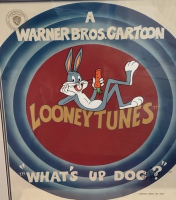 Warner Bros Cel  Bugs Bunny What s Up Doc Signed  Friz Freleng Limited Edition