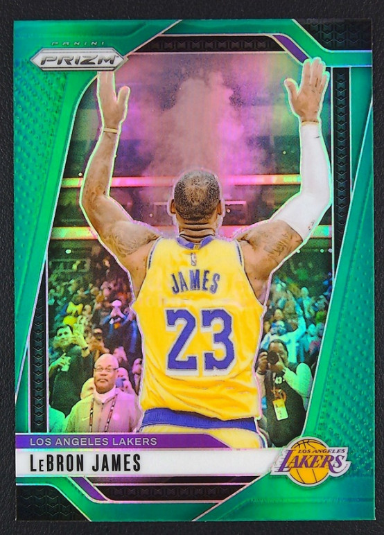 LeBron James 2024-25 Panini Prizm Green Los Angeles Lakers #130