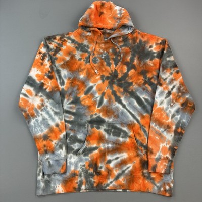 Independent Trading Co Hoodie Mens 3XL Orange Pigment Dyed Midweight Pullover
