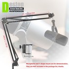 For SHURE MV7+ MV7x Microphone Boom Arm Rod Stand Mount Bracket Holder Support