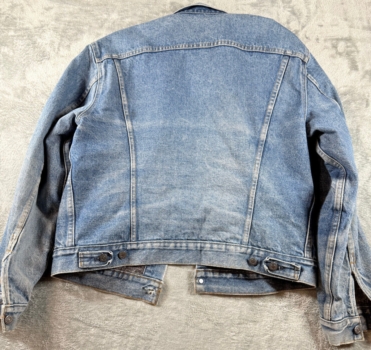 Vintage 70'S Levis 70505-0317 Troy Blanket Lined Blue Denim Vintage 70'S Levis 70505-0317 Troy Blanket Lined Blue Denim