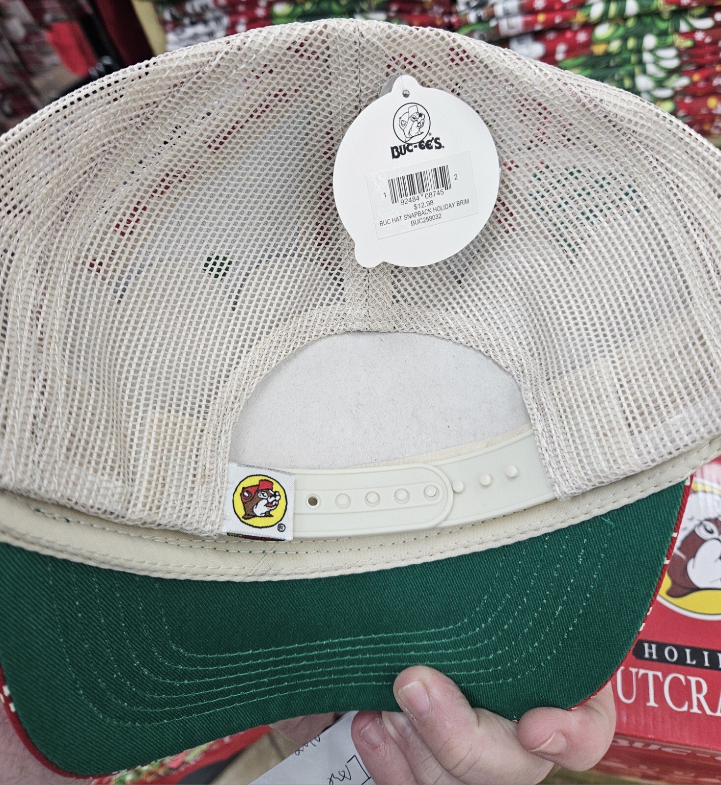 Bucee's Christmas Baseball Type Adult Cap eBay