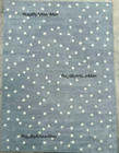 Starry Skies Blue Kids Star Design Premium Quality Handmade Hand Tufted Wool Rug