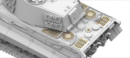 U-STAR NO-005 1/48 Sd.Kfz.182 KING TIGER KRUPP FLAT-FRONT PRODUCTION TURRET(H) - 第 6/8 張圖片