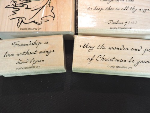 Stampin' Up! 2004 On Angel Wings 4 Stamp Set - EUC - CLEAN!!! - Picture 3 of 7