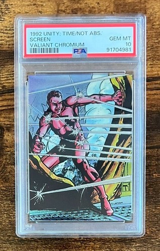 PSA Graded 1992 Comic Images Unity 6-Card Valiant Rookies Chromium Insert Set - Picture 5 of 8