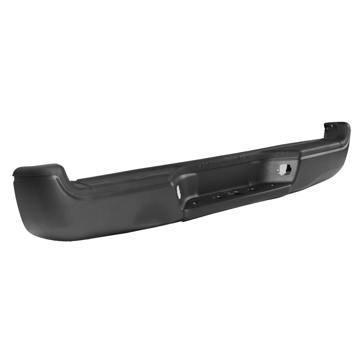 Ultracarparts Black Steel Rear Step Bumper Assembly For 2005-2015 Toyota Tacoma